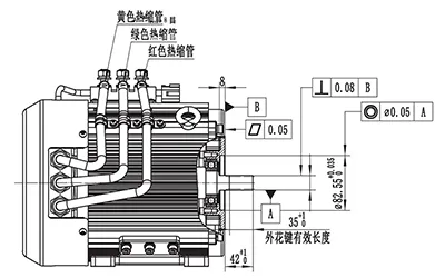 Motor de accionamiento de elevación 28000W (sin escobillas), TR210BXF
